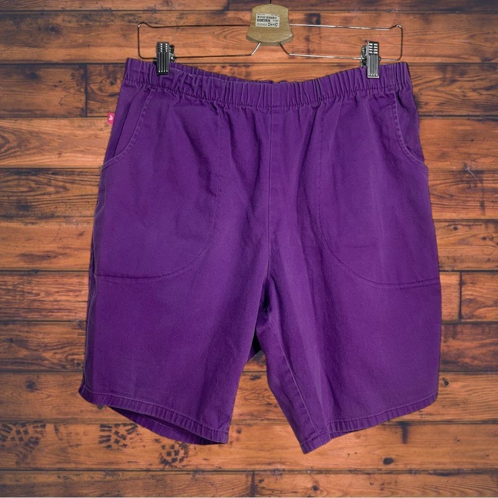 5 for $25🔥Woman Within‎ Purple Pocket Classic Fit Shorts 14W